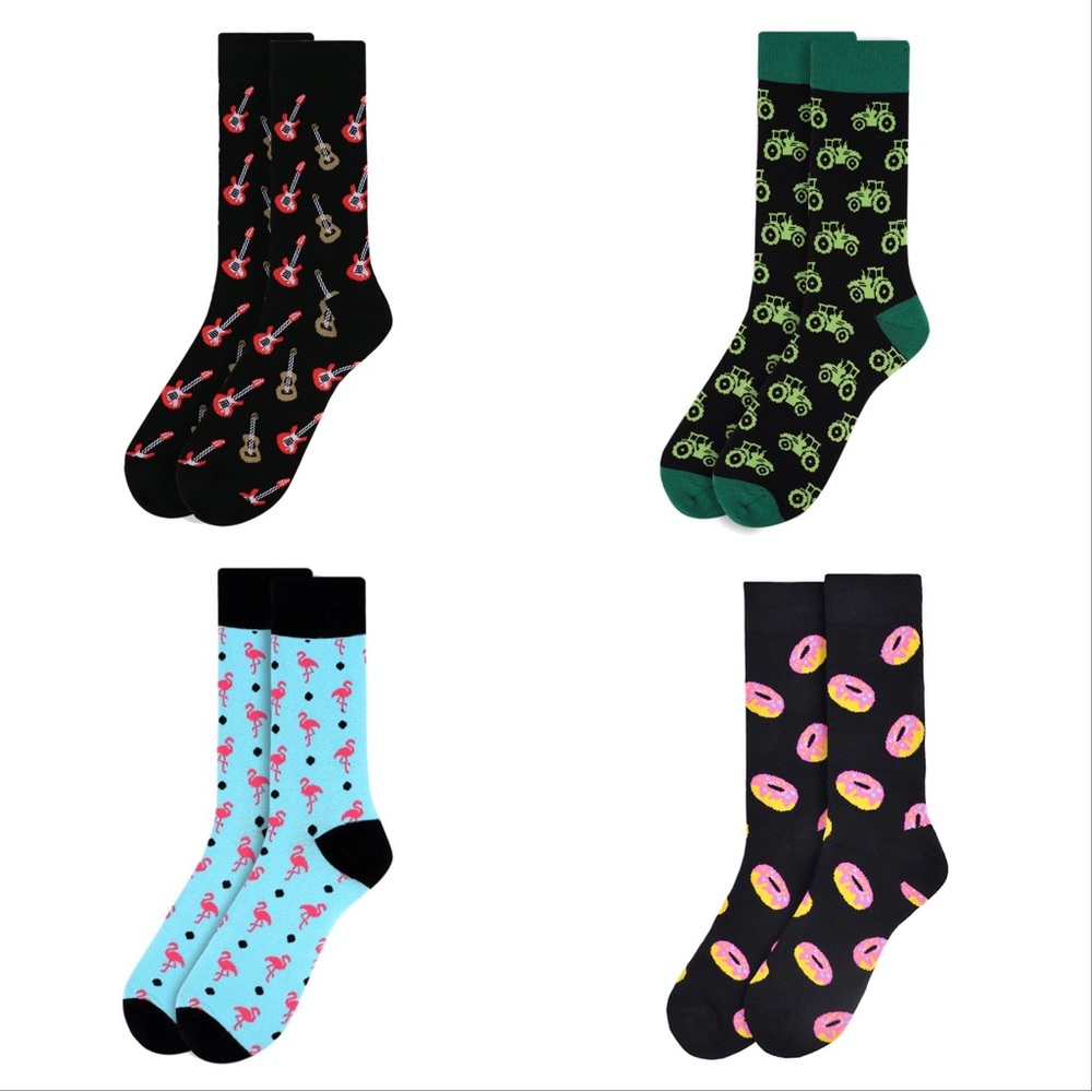 BUY 2 GET 1 FREE - Men’s Theme Novelty Socks - Picture 4 of 6